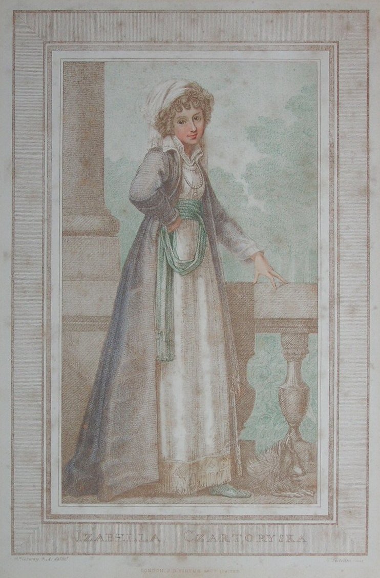 Lithograph - Izabella Czartoryska - Festolini